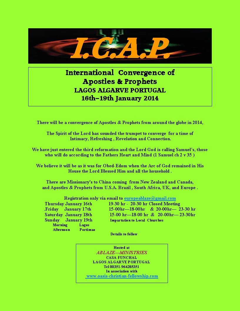 ICAP Portugal 16th-19th Jan